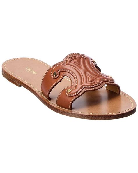 celine brown sandal